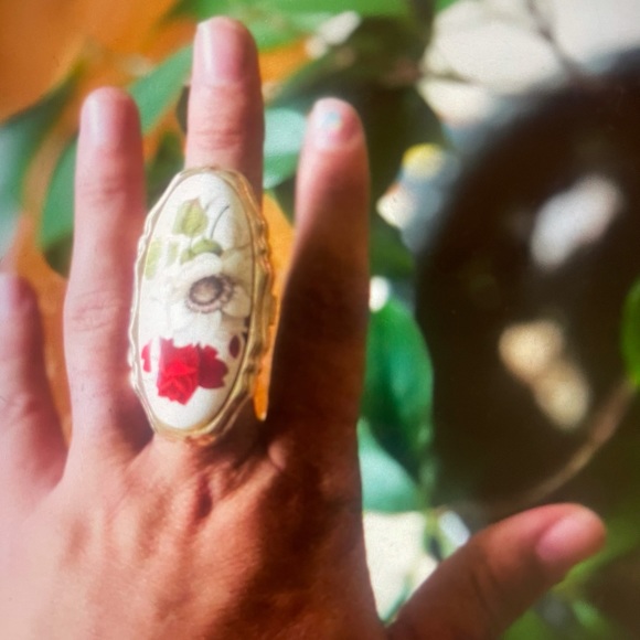 Vintage ring “looking glass mirror “ - Picture 5 of 6